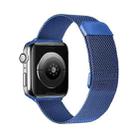 Adjustable Dual Section Milan Watch Band For Apple Watch Series 9&8&7 41mm / SE 3&SE 2&6&SE&5&4 40mm / 3&2&1 38mm(Blue) - 1