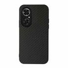 For Honor 50 SE Accurate Hole Carbon Fiber Texture Shockproof Case(Black) - 1