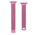 Small Waist Dual Section Milan Watch Band For Apple Watch Ultra 49mm&Watch Ultra 2 49mm / Series 9&8&7 45mm / SE 3&SE 2&6&SE&5&4 44mm / 3&2&1 42mm(Water Red) - 1