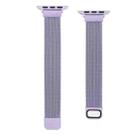 Small Waist Dual Section Milan Watch Band For Apple Watch Ultra 49mm / Series 8&7 45mm / SE 2&6&SE&5&4 44mm / 3&2&1 42mm(Light Purple) - 1