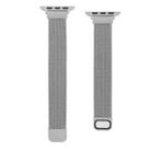 Small Waist Dual Section Milan Watch Band For Apple Watch Series 8&7 41mm / SE 2&6&SE&5&4 40mm / 3&2&1 38mm(Silver) - 1