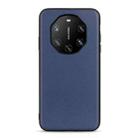 For Huawei Mate 40 RS Accurate Hole Sheep Texture Leather Shockproof Case(Blue) - 1