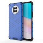 For Huawei Nova 8i Shockproof Honeycomb PC + TPU Protective Case(Blue) - 1