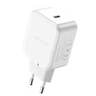 DUX DUCIS C100 PD 30W Single USB-C / Type-C Port Fast Charge Travel Charger, EU Plug(White) - 1