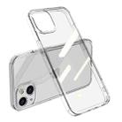 For iPhone 13 Shockproof TPU + Single-sided Glass Protective Case(Transparent) - 1