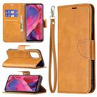 For OPPO A74 5G/A93 5G/A54 5G Retro Lambskin Texture Pure Color Horizontal Flip PU Leather Case with Holder & Card Slots & Wallet & Lanyard(Yellow) - 1