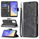 For vivo V21e 4G Retro Lambskin Texture Pure Color Horizontal Flip PU Leather Case with Holder & Card Slots & Wallet & Lanyard(Black) - 1