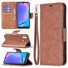 For vivo Y11 / Y15 / Y12 / Y17 Retro Lambskin Texture Pure Color Horizontal Flip PU Leather Case with Holder & Card Slots & Wallet & Lanyard(Brown) - 1