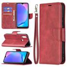 For vivo Y11 / Y15 / Y12 / Y17 Retro Lambskin Texture Pure Color Horizontal Flip PU Leather Case with Holder & Card Slots & Wallet & Lanyard(Red) - 1