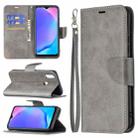 For vivo Y11 / Y15 / Y12 / Y17 Retro Lambskin Texture Pure Color Horizontal Flip PU Leather Case with Holder & Card Slots & Wallet & Lanyard(Grey) - 1