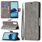 For vivo Y20 Retro Lambskin Texture Pure Color Horizontal Flip PU Leather Case with Holder & Card Slots & Wallet & Lanyard(Grey) - 1