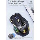 iMICE GW-X7 7-button Silent Rechargeable Wireless Gaming Mouse with Colorful RGB Lights(Black) - 8