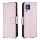For Samsung Galaxy M32 Litchi Texture Pure Color Horizontal Flip Leather Case with Holder & Card Slots & Wallet & Lanyard(Rose Gold) - 2