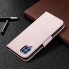 For Samsung Galaxy M32 Litchi Texture Pure Color Horizontal Flip Leather Case with Holder & Card Slots & Wallet & Lanyard(Rose Gold) - 6