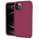 For iPhone 13 Solid Color PC + Silicone Shockproof Skid-proof Dust-proof Case mini(Wine Red) - 1