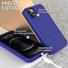 For iPhone 13 Solid Color PC + Silicone Shockproof Skid-proof Dust-proof Case(Dark Blue) - 2