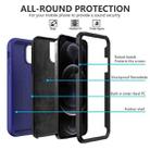 For iPhone 13 Solid Color PC + Silicone Shockproof Skid-proof Dust-proof Case(Black) - 1