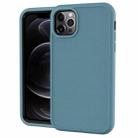 For iPhone 13 Pro Solid Color PC + Silicone Shockproof Skid-proof Dust-proof Case (Dark Green) - 1