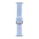 Silicone Watch Band For Apple Watch Ultra 49mm / Series 8&7 45mm / SE 2&6&SE&5&4 44mm / 3&2&1 42mm(Light Purple) - 1