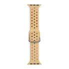 Silicone Watch Band For Apple Watch Series 9&8&7 41mm / SE 3&SE 2&6&SE&5&4 40mm / 3&2&1 38mm(Walnut) - 1