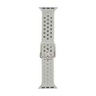 Silicone Watch Band For Apple Watch Series 8&7 41mm / SE 2&6&SE&5&4 40mm / 3&2&1 38mm(Light Grey) - 1