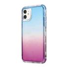 For iPhone 11 3 In 1 Dreamland PC + TPU Gradient Two-color Transparent Border Protective Case (Blue Purple) - 2
