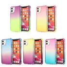 For iPhone 11 Pro Max 3 In 1 Dreamland PC + TPU Gradient Two-color Transparent Border Protective Case (Pink Blue) - 7