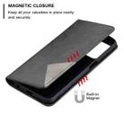 For OPPO A74 5G / A93 5G / A54 5G Rhombus Texture Horizontal Flip Magnetic Leather Case with Holder & Card Slots(Black) - 6