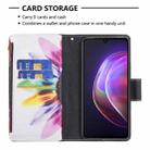 For vivo V21 Colored Drawing Pattern Zipper Horizontal Flip Leather Case with Holder & Card Slots & Wallet(Sun Flower) - 5