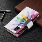 For vivo V21 Colored Drawing Pattern Zipper Horizontal Flip Leather Case with Holder & Card Slots & Wallet(Sun Flower) - 7