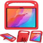 For Huawei Enjoy Tablet 2 / MatePad T10 / T10s Portable Handle EVA Shockproof Anti Falling Protective Case with Triangle Holder(Red) - 1