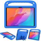 For Huawei Enjoy Tablet 2 / MatePad T10 / T10s Portable Handle EVA Shockproof Anti Falling Protective Case with Triangle Holder(Blue) - 1