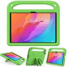 For Huawei Enjoy Tablet 2 / MatePad T10 / T10s Portable Handle EVA Shockproof Anti Falling Protective Case with Triangle Holder(Green) - 1