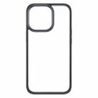 ROCK PC + TPU Udun Transparent Protective Case For iPhone 13 Pro Max(Black) - 1