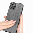 Shang Rui Wood Grain Skin PU + TPU Shockproof Case For iPhone X / XS(Wood Color) - 7