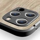 Shang Rui Wood Grain Skin PU + TPU Shockproof Case For iPhone XR(Blue) - 4