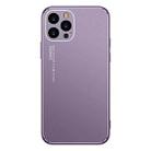 Cool Frosted Metal TPU Shockproof Case For iPhone 11(Purple) - 1