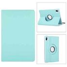 For Xiaomi Pad 5 Pro / Pad 5  360 Degree Rotation Litchi Texture Flip Leather Case with Holder(Sky Blue) - 1