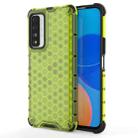 For Honor Play 5T Pro Shockproof Honeycomb PC + TPU Protective Case(Green) - 1