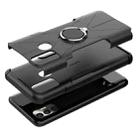 For Tecno Spark 7 Armor Bear Shockproof PC + TPU Protective Case with Ring Holder(Black) - 5