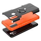 For Tecno Spark 7 Armor Bear Shockproof PC + TPU Protective Case with Ring Holder(Orange) - 5