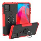 For Motorola Moto G Stylus 5G Armor Bear Shockproof PC + TPU Protective Case with Ring Holder(Red) - 1