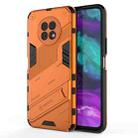 For Honor X20 Punk Armor 2 in 1 PC + TPU Shockproof Case with Invisible Holder(Orange) - 1