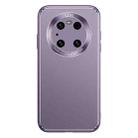 For Huawei Mate 40 Pro Cool Frosted Metal TPU Shockproof Case(Purple) - 1