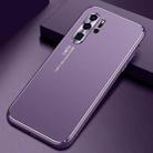 For Huawei P30 Pro Cool Frosted Metal TPU Shockproof Case(Purple) - 1