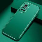 For Huawei nova 8 Pro Cool Frosted Metal TPU Shockproof Case(Green) - 1