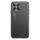 For Huawei nova 8 SE Cool Frosted Metal TPU Shockproof Case(Black) - 1
