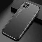 For Huawei Enjoy 20 Cool Frosted Metal TPU Shockproof Case(Black) - 1
