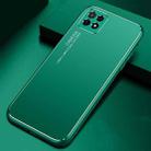 For Huawei Enjoy 20 Cool Frosted Metal TPU Shockproof Case(Green) - 1