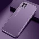 For Huawei Enjoy 20 Cool Frosted Metal TPU Shockproof Case(Purple) - 1